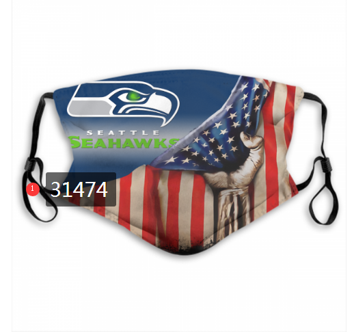 NFL 2020 Seattle Seahawks 112 Dust mask with filter